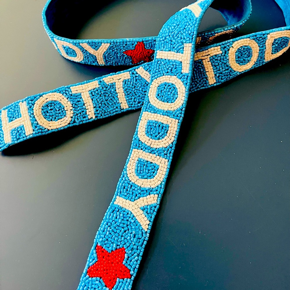 University of Mississippi beaded purse strap Ole Miss Hotty Toddy New Go…last 1